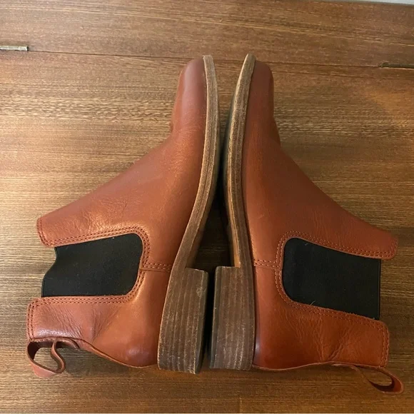 Madewell The Ainsley Chelsea Boots Leather Ankle Boot Women’s 7.5 Classic - Picture 3 of 5